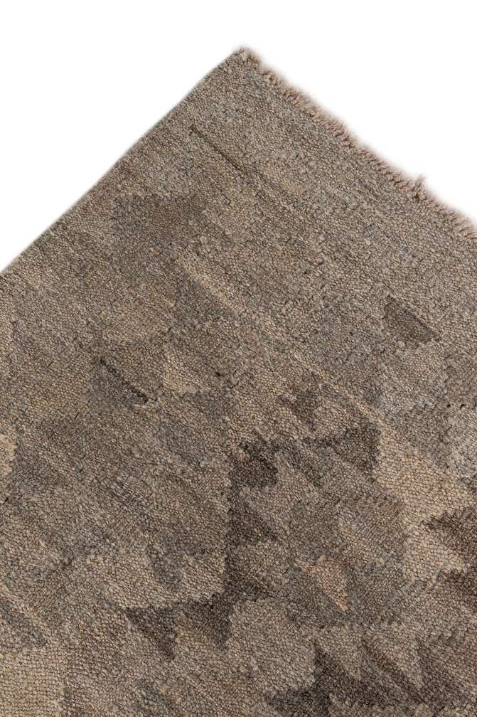 6' 9 x 9' 8 Hand Woven Kilim Maymana Wool Rug