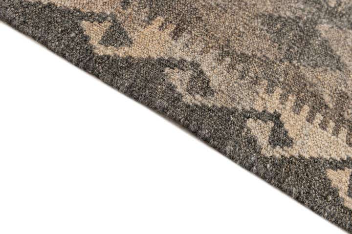 6' 7 x 9' 8 Hand Woven Kilim Maymana Wool Rug