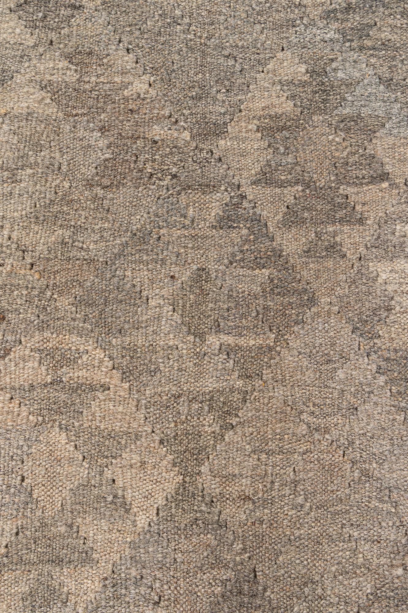 6' 7 x 9' 8 Hand Woven Kilim Maymana Wool Rug