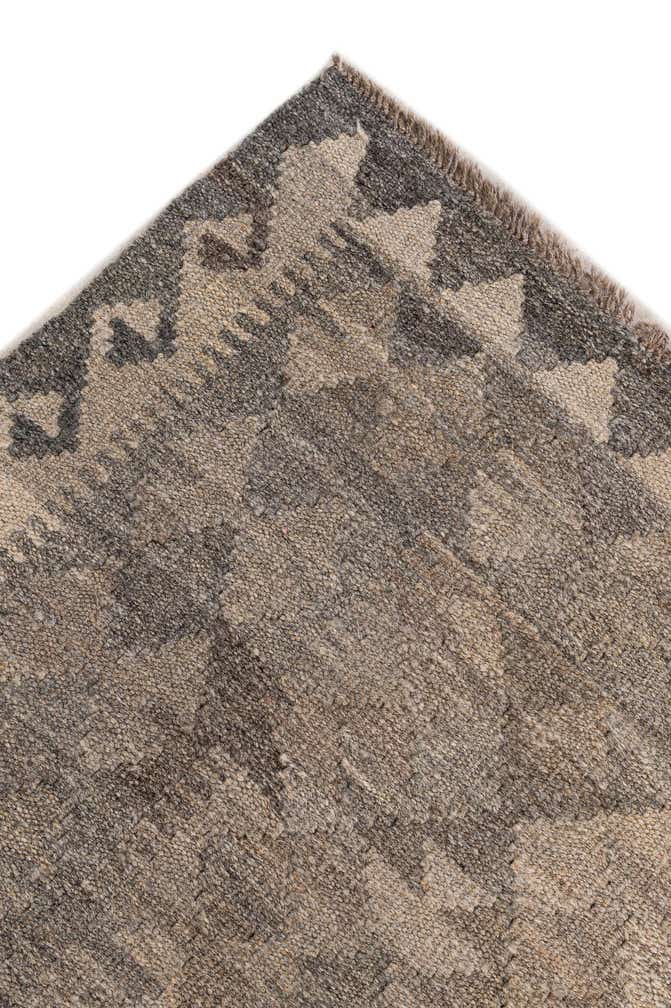 6' 7 x 9' 8 Hand Woven Kilim Maymana Wool Rug