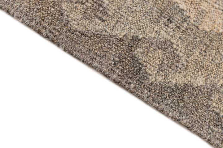 6' 8 x 9' 8 Hand Woven Kilim Maymana Wool Rug