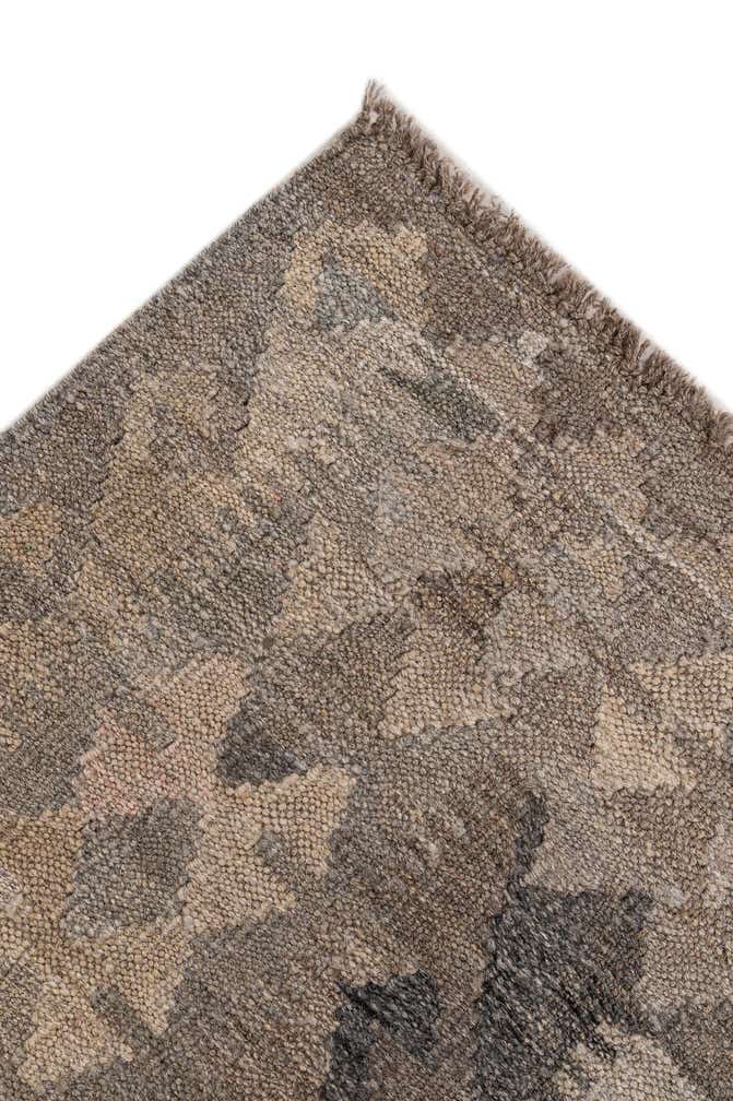6' 8 x 9' 8 Hand Woven Kilim Maymana Wool Rug