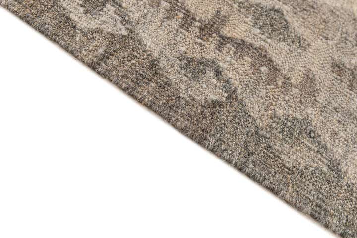 6' 8 x 9' 8 Hand Woven Kilim Maymana Wool Rug