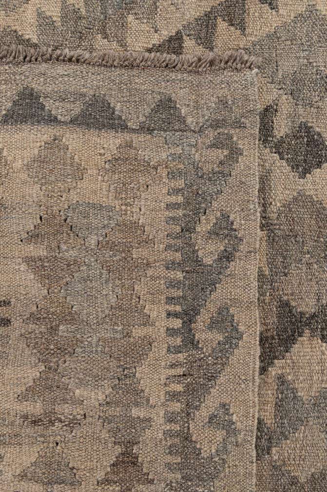 6' 5 x 9' 8 Hand Woven Kilim Maymana Wool Rug