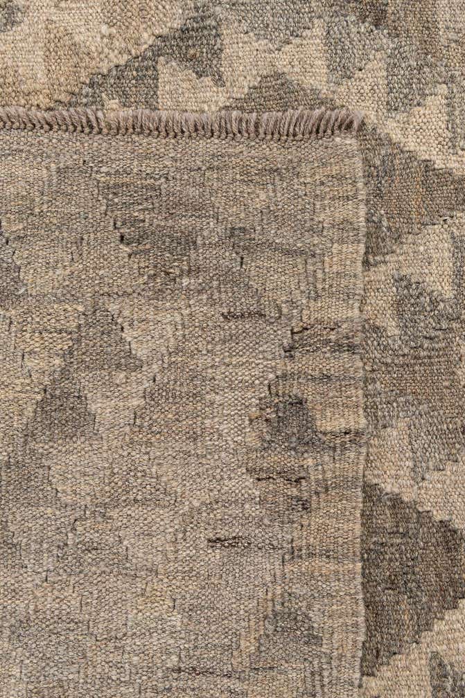 6' 7 x 9' 8 Hand Woven Kilim Maymana Wool Rug