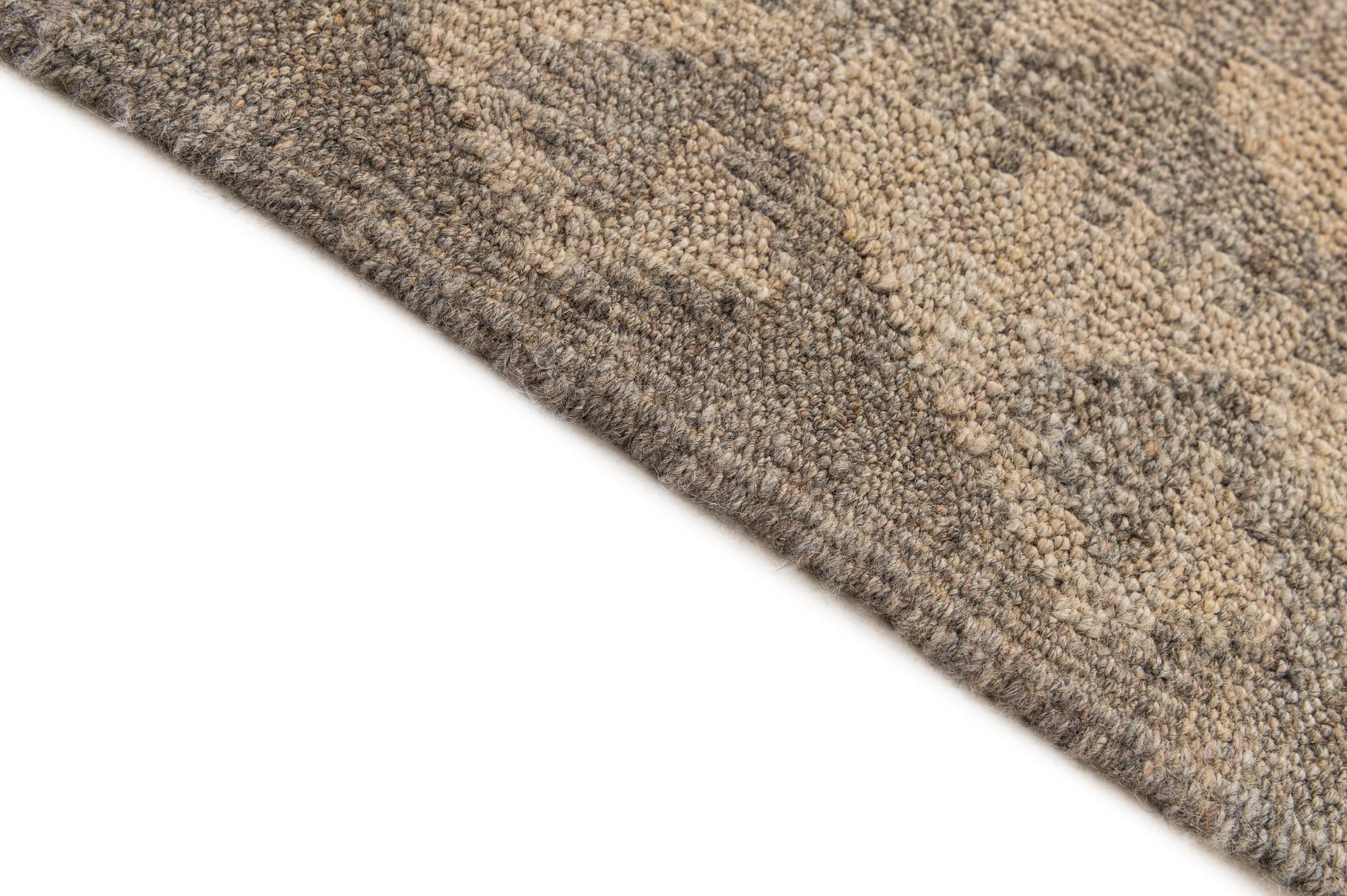 6' 9 x 9' 6 Hand Woven Kilim Maymana Wool Rug