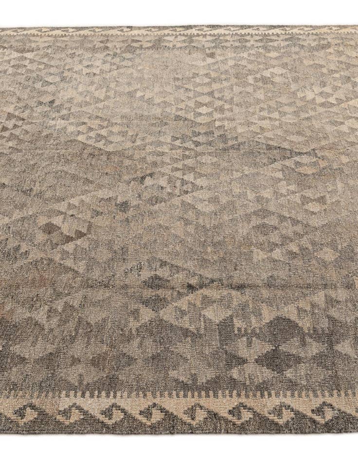 Detail image of 6' 9 x 9' 8  Hand Woven Kilim Maymana Wool Rug