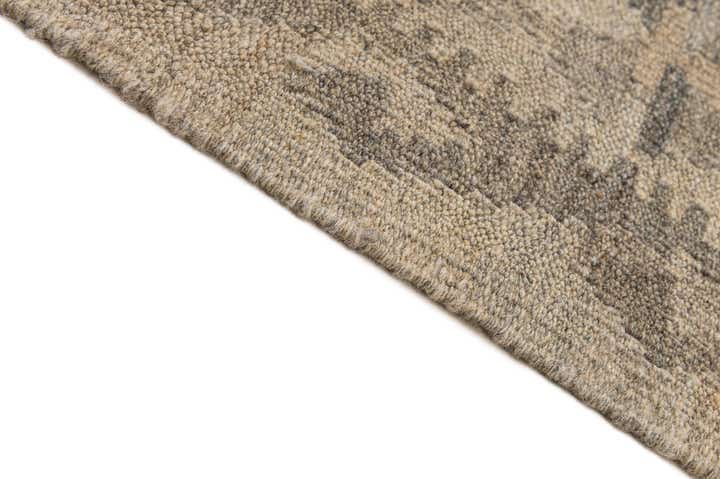6' 9 x 9' 9 Hand Woven Kilim Maymana Wool Rug