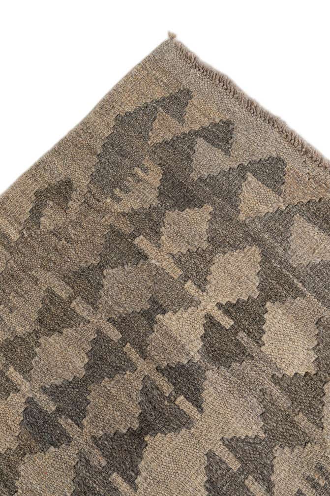 6' 9 x 9' 9 Hand Woven Kilim Maymana Wool Rug