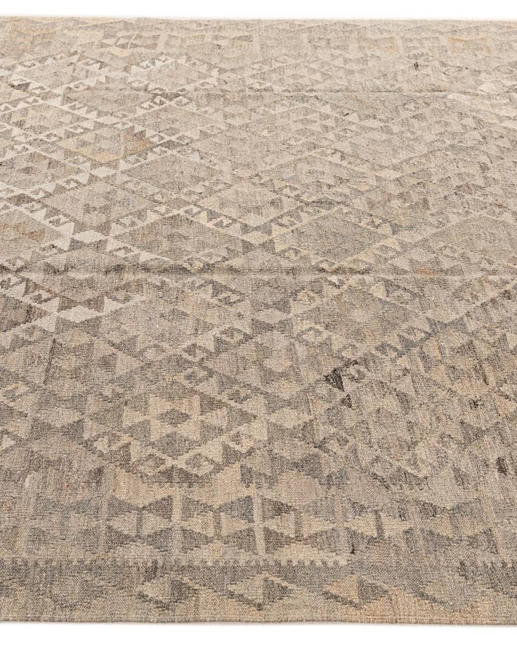Detail image of 6' 9 x 9' 8  Hand Woven Kilim Maymana Wool Rug