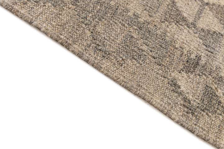 6' 9 x 9' 8 Hand Woven Kilim Maymana Wool Rug