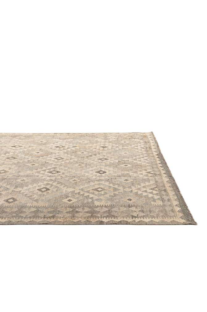 6' 10 x 9' 10 Hand Woven Kilim Maymana Wool Rug