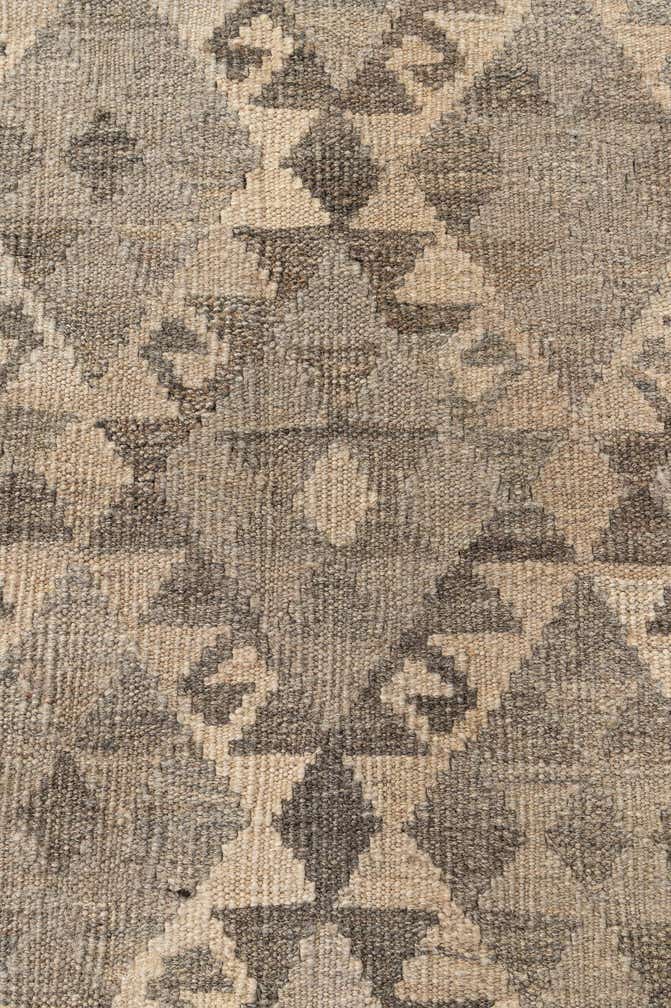 6' 10 x 9' 9 Hand Woven Kilim Maymana Wool Rug