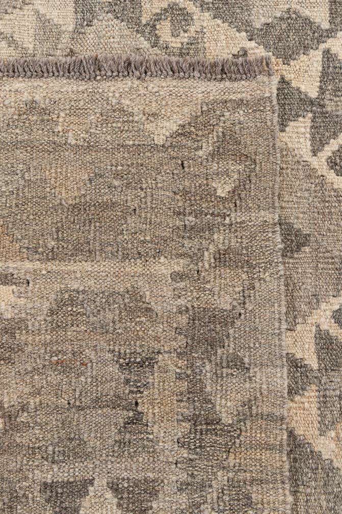6' 10 x 9' 9 Hand Woven Kilim Maymana Wool Rug