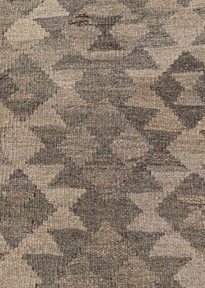 6' 9 x 10' Hand Woven Kilim Maymana Wool Rug