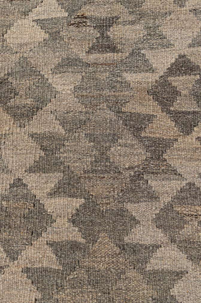 6' 9 x 10' Hand Woven Kilim Maymana Wool Rug