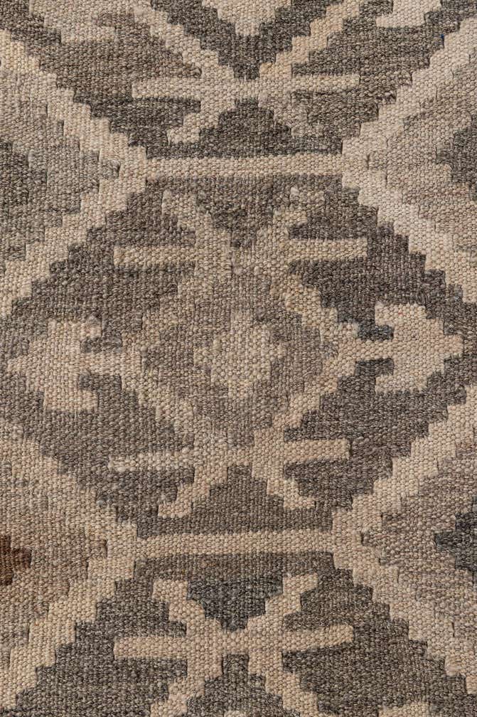 6' 7 x 9' 11 Hand Woven Kilim Maymana Wool Rug