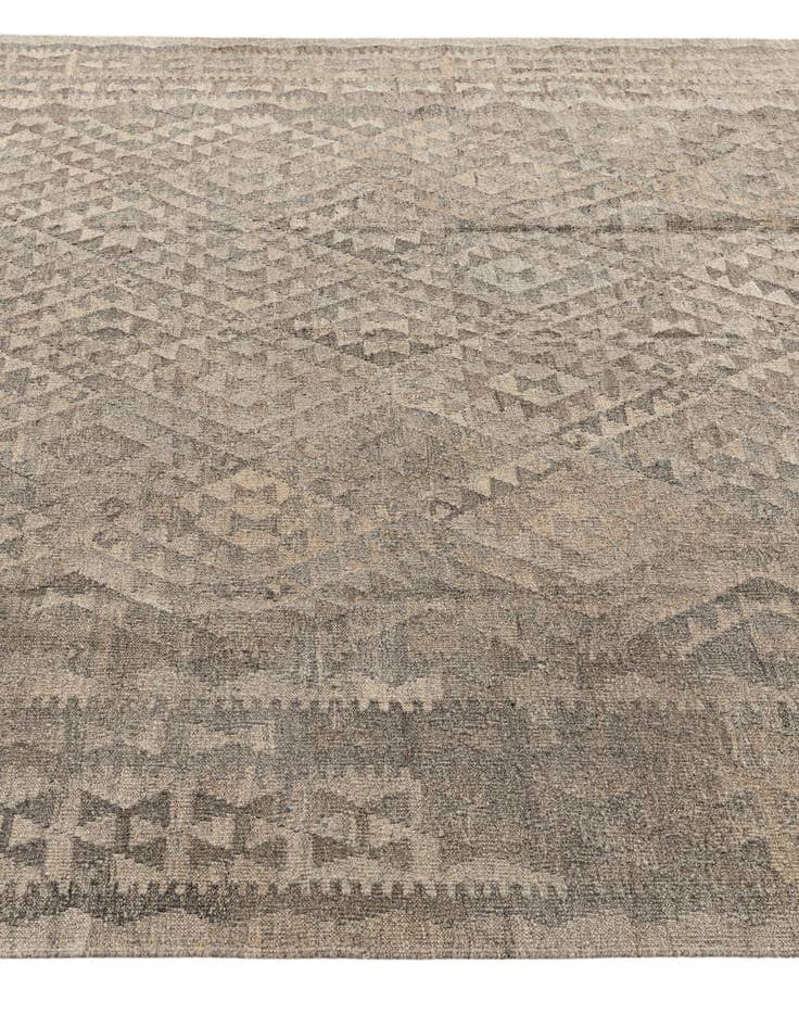 Detail image of 6' 9 x 9' 10  Hand Woven Kilim Maymana Wool Rug
