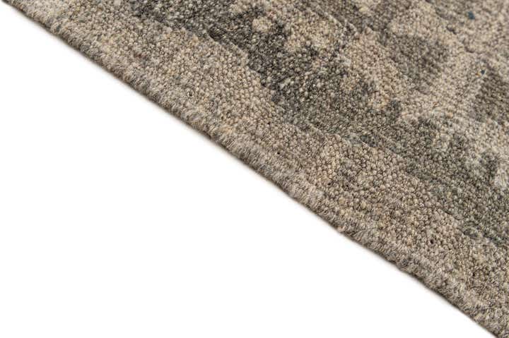 6' 9 x 9' 10 Hand Woven Kilim Maymana Wool Rug