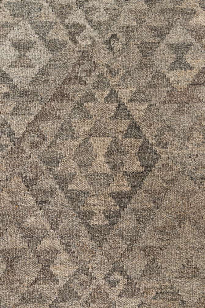 6' 9 x 9' 10 Hand Woven Kilim Maymana Wool Rug