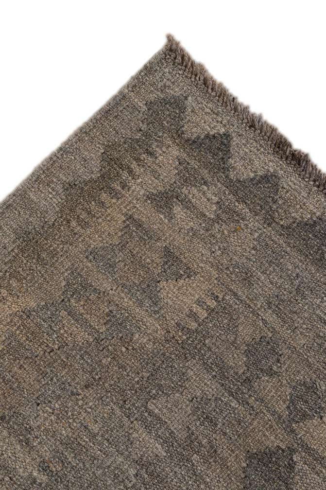 6' 9 x 9' 10 Hand Woven Kilim Maymana Wool Rug