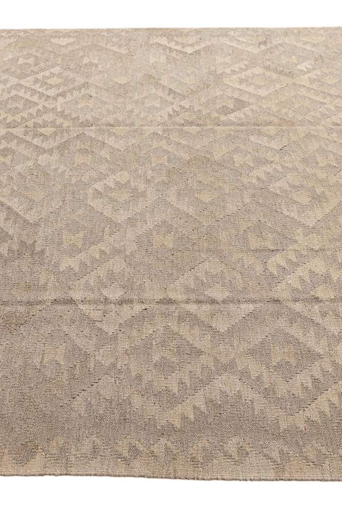 6' 6 x 9' 9 Hand Woven Kilim Maymana Wool Rug