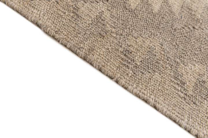 6' 6 x 9' 9 Hand Woven Kilim Maymana Wool Rug