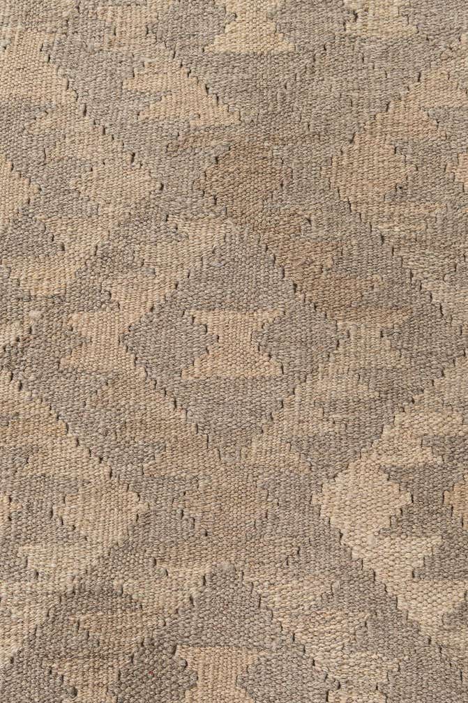 6' 6 x 9' 9 Hand Woven Kilim Maymana Wool Rug