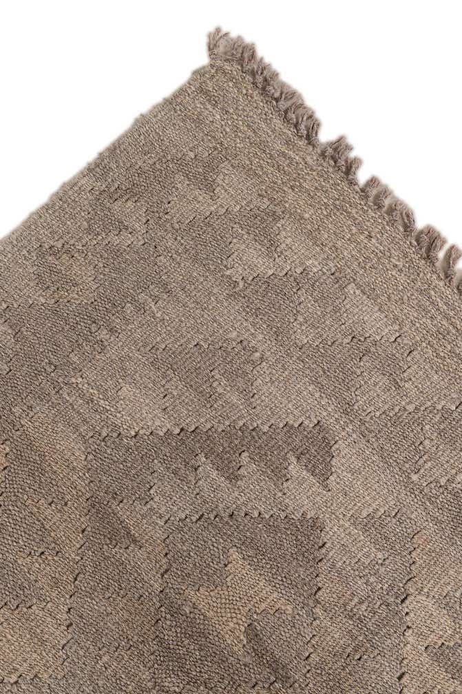 6' 6 x 9' 9 Hand Woven Kilim Maymana Wool Rug