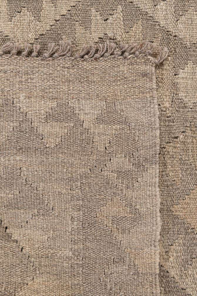 6' 6 x 9' 9 Hand Woven Kilim Maymana Wool Rug