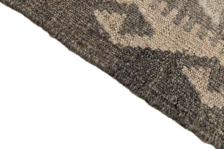 6' 9 x 9' 9 Hand Woven Kilim Maymana Wool Rug