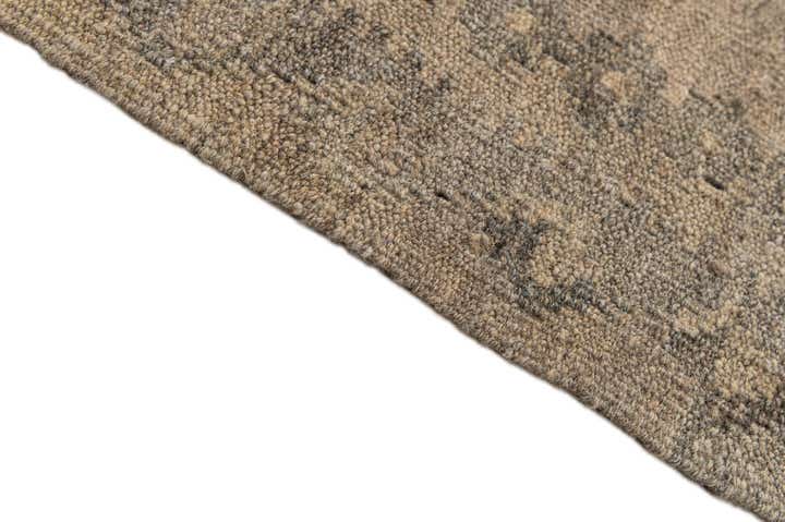 6' 6 x 9' 11 Hand Woven Kilim Maymana Wool Rug