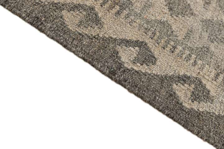 7' x 9' 9 Hand Woven Kilim Maymana Wool Rug