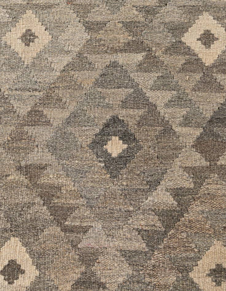 Detail image of 7' x 9' 9  Hand Woven Kilim Maymana Wool Rug