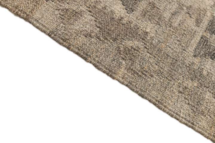 6' 8 x 9' 8 Hand Woven Kilim Maymana Wool Rug