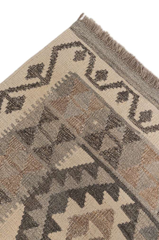 6' 5 x 9' 11 Hand Woven Kilim Maymana Wool Rug