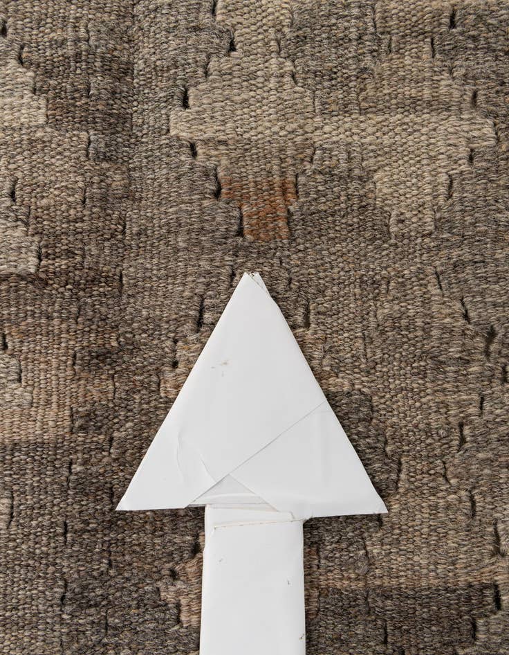 Detail image of 6' 5 x 9' 7  Hand Woven Kilim Maymana Wool Rug