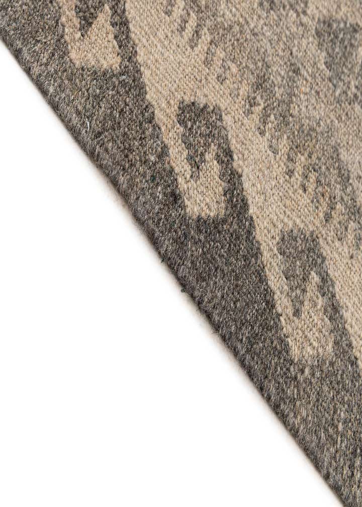 6' 8 x 9' 9 Hand Woven Kilim Maymana Wool Rug