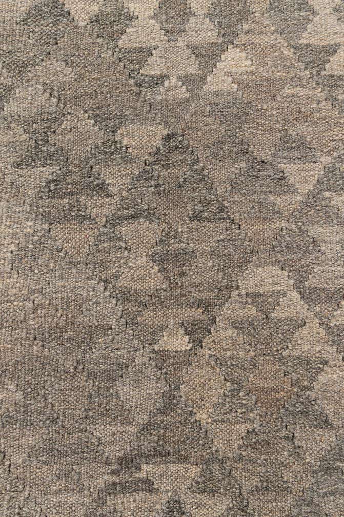 6' 8 x 9' 8 Hand Woven Kilim Maymana Wool Rug