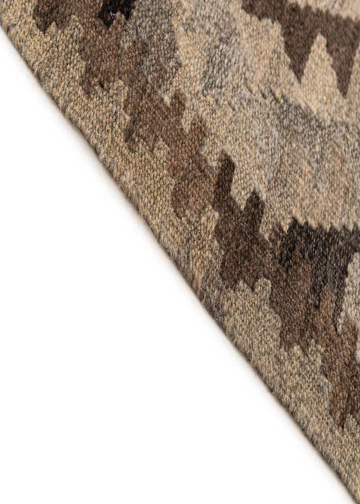 6' 10 x 9' 9 Hand Woven Kilim Maymana Wool Rug