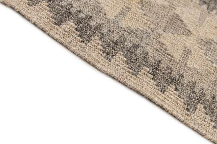 6' 9 x 9' 6 Hand Woven Kilim Maymana Wool Rug