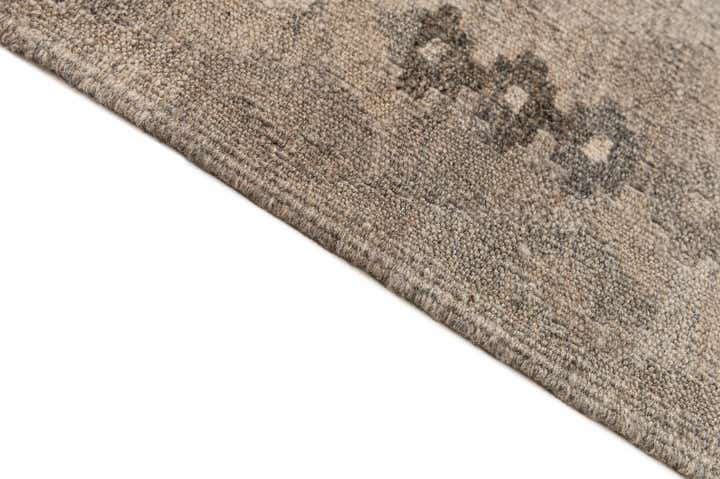 6' 9 x 9' 11 Hand Woven Kilim Maymana Wool Rug