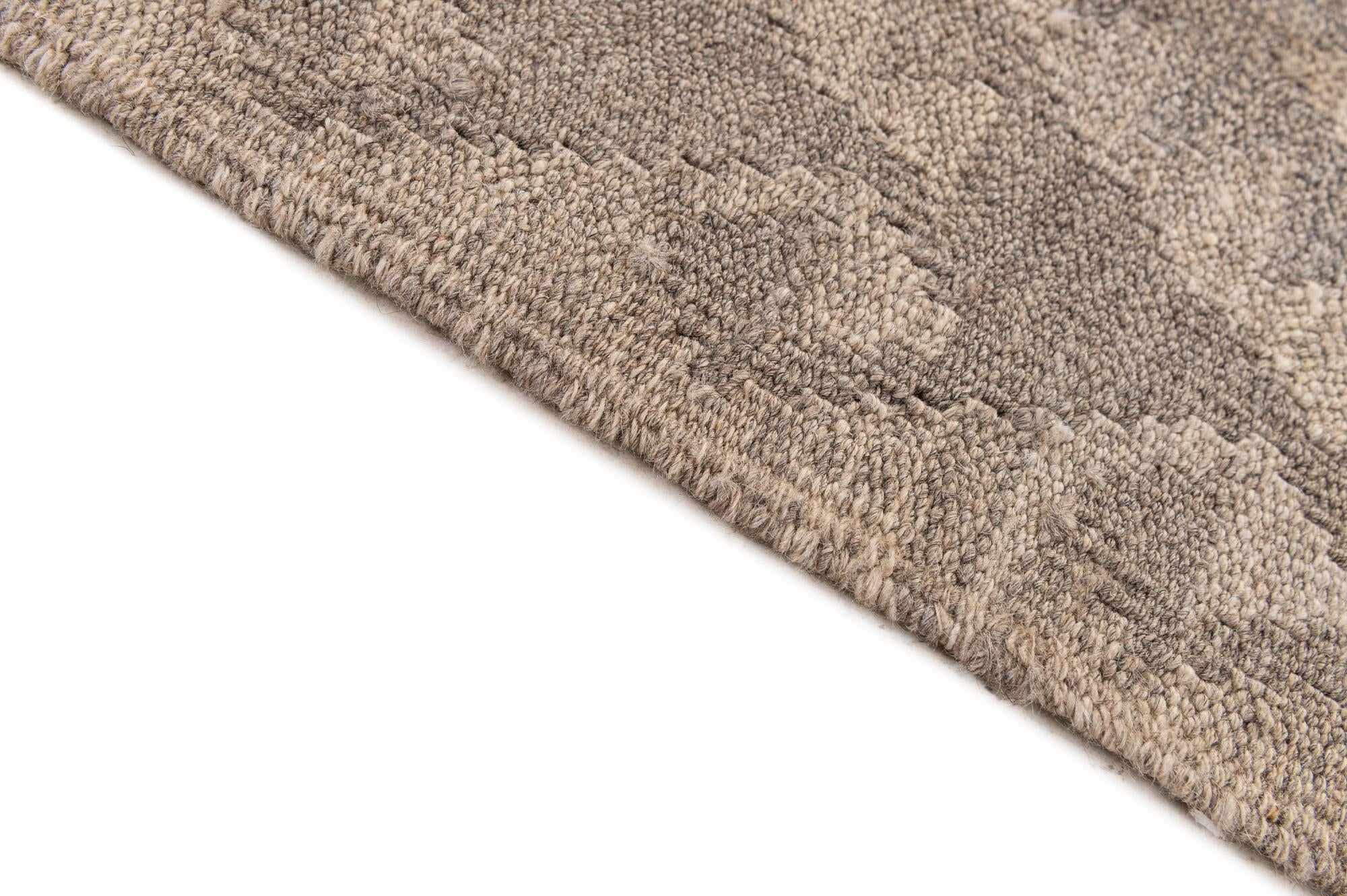 6' 8 x 9' 10 Hand Woven Kilim Maymana Wool Rug