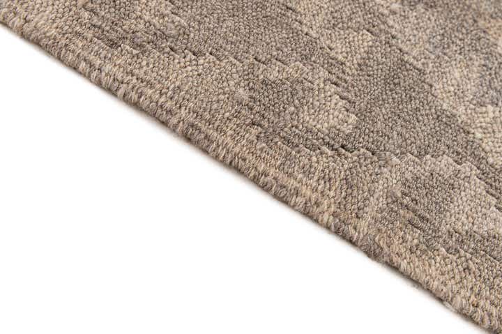 6' 8 x 9' 10 Hand Woven Kilim Maymana Wool Rug