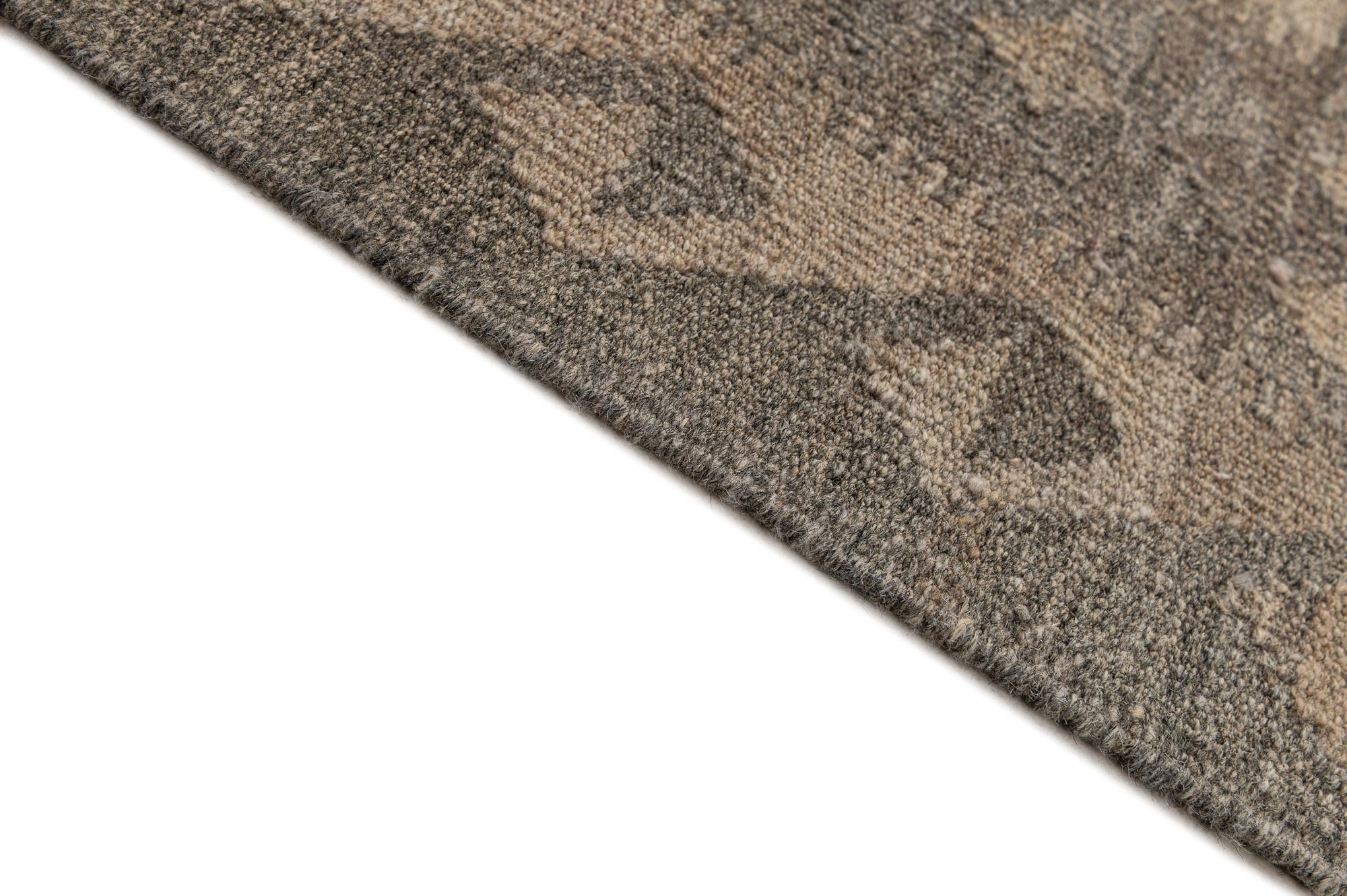6' 7 x 10' Hand Woven Kilim Maymana Wool Rug