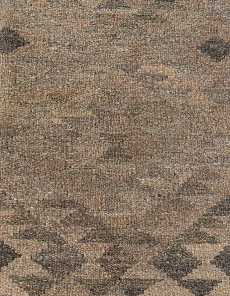 Detail image of 6' 7 x 10'  Hand Woven Kilim Maymana Wool Rug