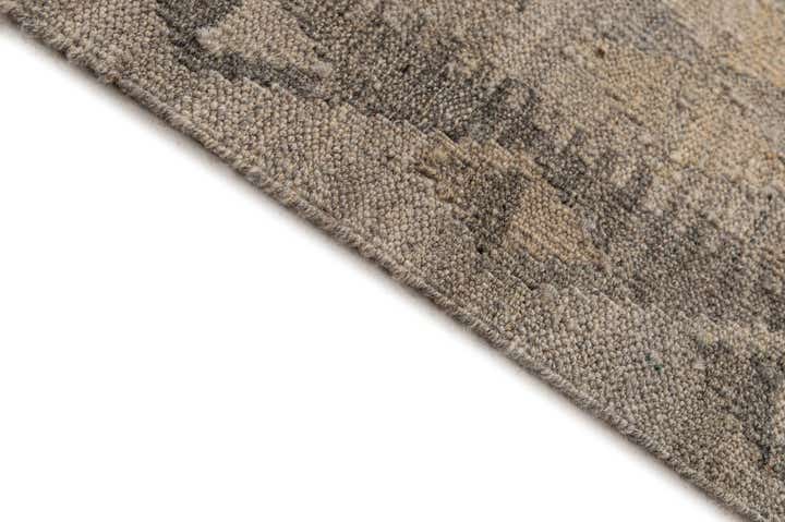 6' 8 x 9' 9 Hand Woven Kilim Maymana Wool Rug