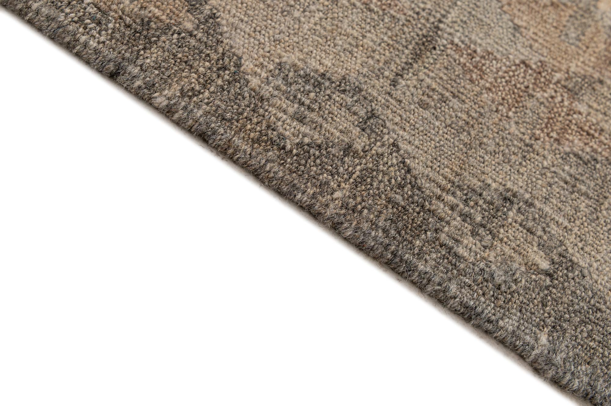 6' 9 x 9' 9 Hand Woven Kilim Maymana Wool Rug