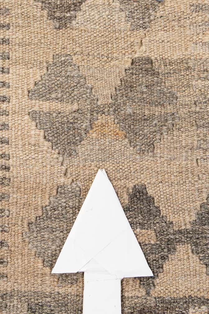 6' 6 x 9' 10 Hand Woven Kilim Maymana Wool Rug