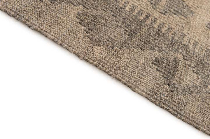 6' 6 x 9' 10 Hand Woven Kilim Maymana Wool Rug